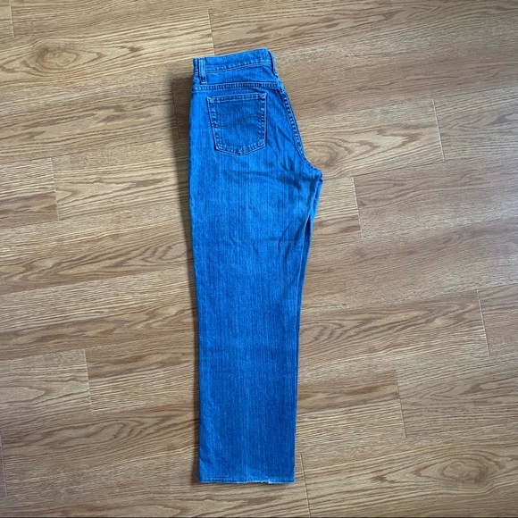 SOLD Vintage Lee High Rise Straight Leg Jeans Made In Mexico - Picture 5 of 11